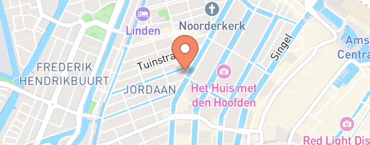 Amsterdam Tulip Museum routebeschrijving