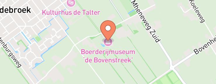 Boerderijmuseum de Bovenstreek routebeschrijving