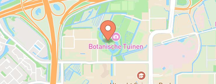 Botanische Tuinen Universiteit Utrecht routebeschrijving