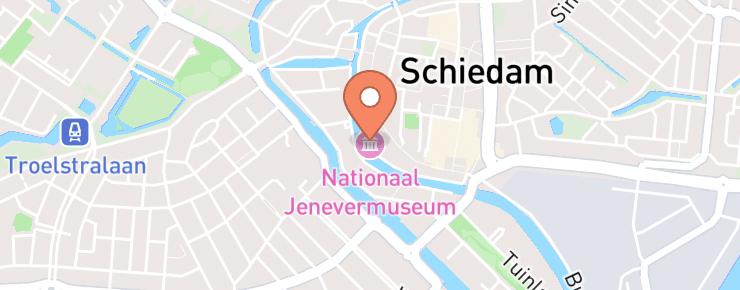 Nationaal Jenevermuseum Schiedam routebeschrijving