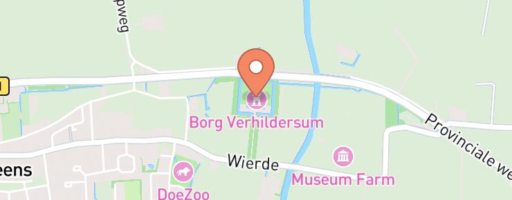 Museum Borg Verhildersum routebeschrijving