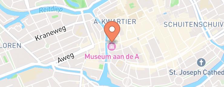 Museum aan de A routebeschrijving