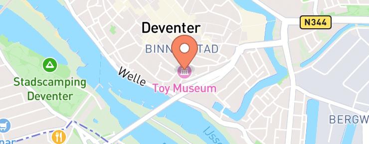 Speelgoedmuseum Deventer routebeschrijving