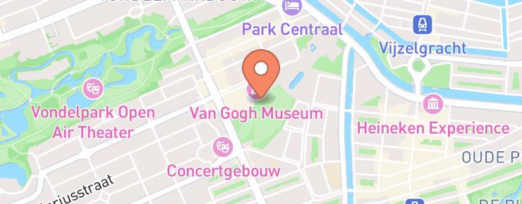 Van Gogh Museum routebeschrijving