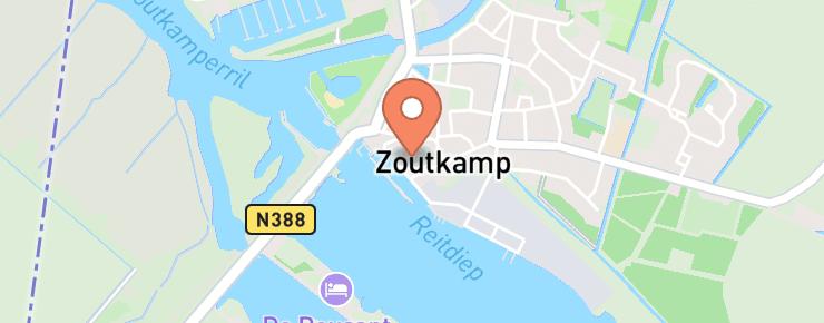 Visserijmuseum Zoutkamp routebeschrijving