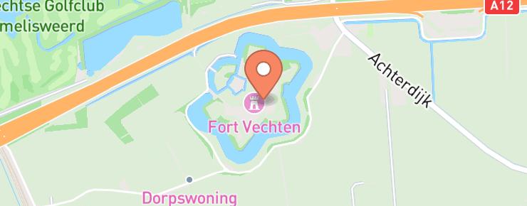 Waterliniemuseum Fort bij Vechten routebeschrijving