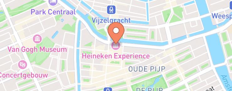 Heineken Experience routebeschrijving